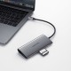 Док-станція USB3.0 Type-C --> HDMI/USB 3.0x3/RJ45/SD&TF/PD Ugreen CM121 Сіра