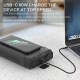 УМБ Choetech 69600mAh, PD3.0 65W USB-Cх2, Car 12V/15A, DC 5-24V/2A, USB 18W, QI10W, LED + БЖ