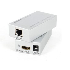 Подовжувач HDMI по кабелю UTP до 60м з БЖ 3D, (RX/TX) RTL