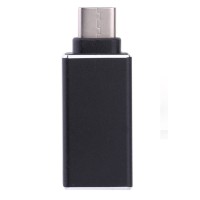 Перехідник USB3.1 Type-C --> Micro USB (OTG) OEM, чорний