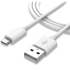 Кабель USB AM-Type-C M, 2.0м, білий