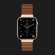 Ремінець LAUT Novi Luxe для Apple Watch 42/44/45/49mm (Sepia Brown)