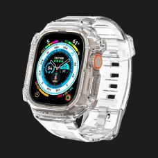 Чохол-ремінець Spigen Rugged Armor Pro для Apple Watch 49 mm (Crystal Clear) (ACS05461)