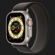 Apple Watch Ultra 49mm GPS + LTE Titanium Case with Black/Gray Trail Loop M/L (MQFX3)