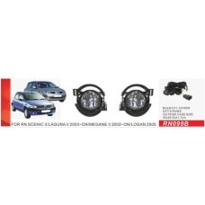 Фари дод. модель Renault Logan 2005/Scenic II/Laguna II /Megane II/RN-099B/H11-12V55W/ел.проводка (RN-099B)