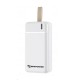 УМБ BeePower 30000 mAh, 2.1A USB-C/Micro USB IN + 2 x USB3.0 біла