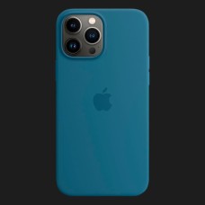 Оригінальний чохол Apple Silicone Case with MagSafe для iPhone 13 Pro Max (Blue Jay) (MM2Q3)