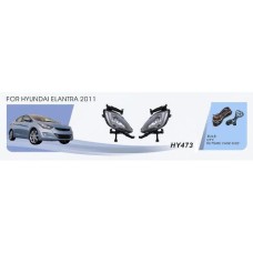 Фари дод. модель Hyundai Elantra/2011-14/HY-473W/881-12V27W/ел.проводка (HY-473W)