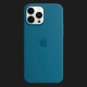 Оригінальний чохол Apple Silicone Case with MagSafe для iPhone 13 Pro Max (Blue Jay) (MM2Q3)