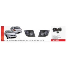 Фари дод. модель Nissan Tiida/Versa 2009-14/NS-327/H11-12V55W/ел.проводка (NS-327)