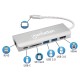 Док-станція USB3.1 Type-C --> HDMI/USB 3.0x2/RJ45/SD/PD 60W Hub 7-in-1 Manhattan