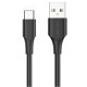 Кабель USB 2.0 AM-Type-C M, 1.0 м, 3.0A, (18W) PVC чорний Vention