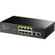 Комутатор Cudy FS1010P, 8-Port 10/100M PoE+ Switch with 2 Uplink Ports 120W