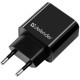 Зарядний пристрій 2xUSB 12W 2.1A UPC-21 +кабель microUSB, чорний Defender