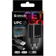 Зарядний пристрій 2xUSB 12W 2.1A UPC-21 +кабель microUSB, чорний Defender