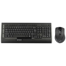 Комплект (клавіатура, миша) бездротовий A4Tech 9300F Black USB