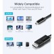 Кабель USB 3.1 Type-C M - DisplayPort M V1.4, Thunderbolt 3, 1.8m 4K@60Hz PVC, чорний Choetech