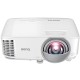 Проектор BENQ MX808STH, короткофокусний, DLP, XGA, 3600AL, 20000:1, D-sub, HDMI, білий