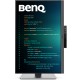 TFT 24.1" BenQ RD240Q, WQXGA, 16:10, USB-C, HDMI, DP, HAS, Pivot, колонки, темно-сірий