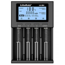 Зарядний пристрій LiitoKala Lii-M4, 4x(Lion/NiMH/NiCd), Power Bank, discharge function, display