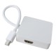 Перехідник mini DisplayPort M --> HDMI/DisplayPort/DVI (24+5), FHD 1080p, кабель 0.2 м