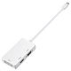 Перехідник mini DisplayPort M --> HDMI/VGA/DVI (24+5), FHD 1080p