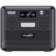 Зарядна станція Choetech BS008 2400Вт (2048Вт/г) AC,LiFePo4,MPPT, UPS, USB-C PD100 Вт