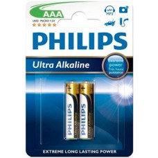 Батарейка Philips Ultra Alkaline AAA/LR03 BL 2 шт