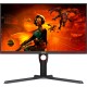 TFT 27" AOC U27G3X/BK, IPS, 160Гц, 1мс, 2хHDMI, 2хDP, HAS, Pivot, чорно-червоний