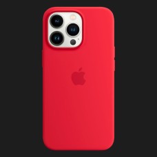 Оригінальний чохол Apple Silicone Case with MagSafe для iPhone 13 Pro (PRODUCT) RED (MM2L3)