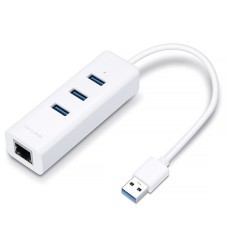 Мережевий адаптер TP-Link UE330, USB 3.0 to Gigabit,  3-Port USB 3.0 Hub, 1 USB 3.0 connector