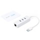 Адаптер WiFi TP-Link UE330, USB 3.0 to Gigabit,  3-Port USB 3.0 Hub, 1 USB 3.0 connector, 1 Gb, 3 US