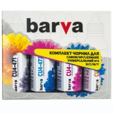 Комплект чорнил Barva Canon/HP/Lexmark Універсальні №4 B/C/M/Y (CU4-090-MP)4х90г