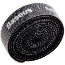 Органайзер проводів BASEUS COLOURFUL CIRCLE VELCRO STRAP 1M, Чорний (ACMGT-E01)