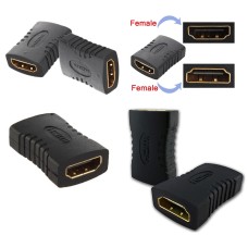 Перехідник HDMI AF <--> AF чорний