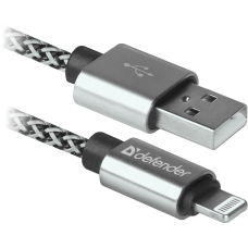 Кабель USB AM-Lightning M, 1.0 м, білий, 01-03T PRO Defender