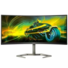 TFT 34" Philips 34M1C5500VA, WQHD, VA, 165 Гц, 1мс, вигнутий, 2х HDMI, 2x DP, USB-hub, HAS, колонки