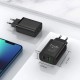 Зарядний пристрій 2xUSB 38W (USB-C+USB-A) PD+QC3.0 чорний Vention