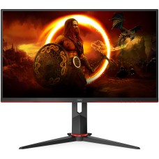 TFT 27" AOC Q27G2U/BK, VA, QHD, 144Hz, 1ms, HDMI, DP, USB 3.0x4, Pivot, чорний