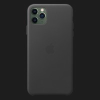 Оригінальний чохол Apple Leather Case для iPhone 11 Pro (Black)