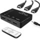 Комутатор HDMI 5xports HDMI switch, remote controlled, 4K resolution support Media-Tech