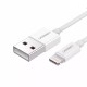 Кабель USB2.0 AM-Lightning M, 2 м, 2.4A, Nickel Plating ABS Shell Білий, US155 UGREEN