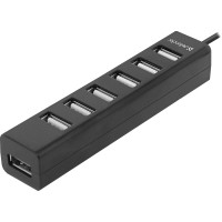 USB Hub Defender Quadro Swift 7-port USB2.0 пасивний, чорний