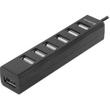 USB Hub Defender Quadro Swift 7-port USB2.0 пасивний, чорний