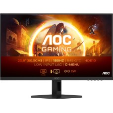 TFT 23.8" AOC 24G4XE, IPS, 180Гц, 0,5мс, 2хHDMI, DP, колонки, чорно-сірий