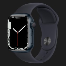 Apple Watch Series 7 45mm Midnight Aluminum Case with Midnight Sport Band (MKN53)