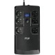 ДБЖ FSP NanoFit 800, 800ВА/480Вт, SCHUKO, USB/2хUSB зар 5V/1A(Max.), AVR, RG11