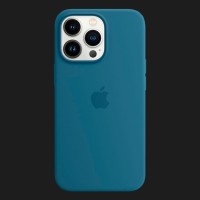 Оригінальний чохол Apple Silicone Case with MagSafe для iPhone 13 Pro (Blue Jay) (MM2G3)