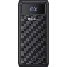 Універсальна Мобільна Батарея Sandberg PD 50000 mAh 130W PD, 3хUSB 3xType-C LED 2W