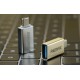 Адаптер Remax Glance USB-USB Type-C RA-OTG1 Silver (2000700004672)